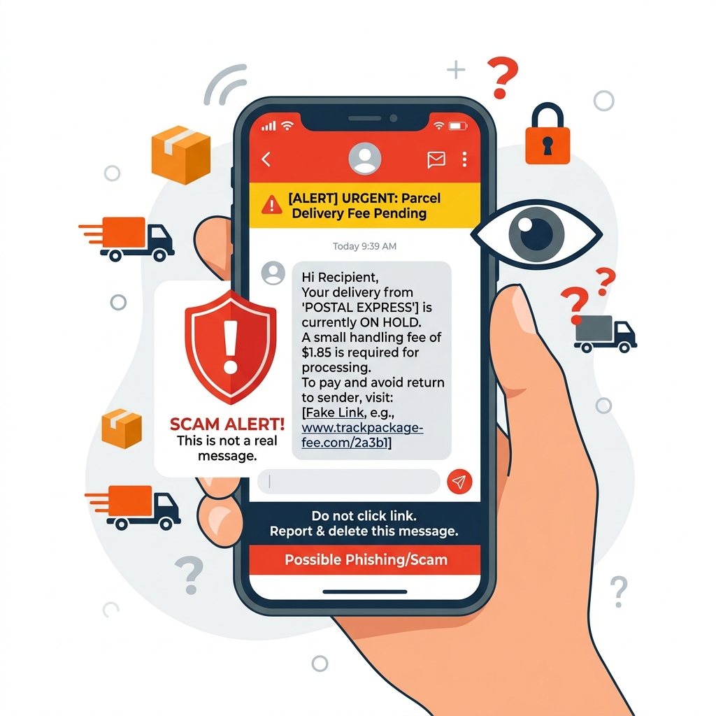 SMS com cobrança de taxa de importação é falso e usa nome dos Correios